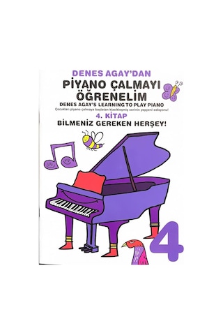 Denes Agay 'dan Piyano Çalmayı Öğrenelim 4. Kitap
