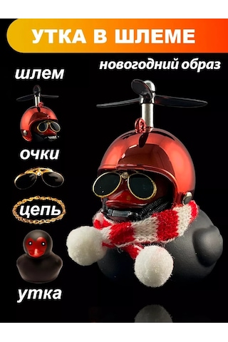 Stikerok Aracın İçinde Kasklı Ve Gözlükleri Olan Ördek 188622061