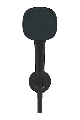 Grohe Tempesta Cube 110 Duvar Tutucu Seti 3 Sprey Yağmur, Jet, Masaj - 269102433 Siyah
