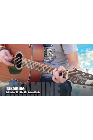 Takamine Gd11M Ns Naturel Satin Maun Akustik Gitar