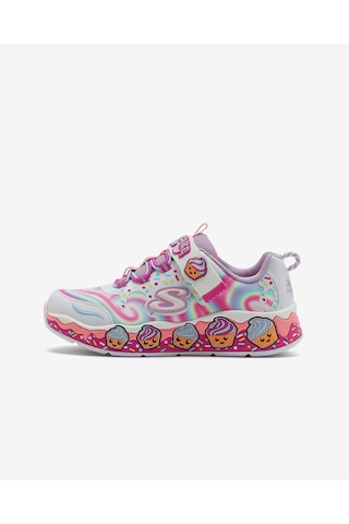 Skechers Cupcake Cutie Büyük Kız Çocuk Beyaz Spor Ayakkabı 303627l Wmlt Beyaz