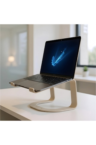 Prexua Lifter Ergonomik Metal Notebook & Laptop Standı - Metal- Gold - Lft4015gl