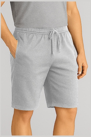 Wingetstar Cepli Bağcıklı Erkek Bermuda Şort - Gri