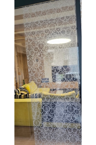 Technojet 45x100 Cm Elegance Klasik Desenli Statik Cam Filmi Kaplama Folyo Ev Ofis Banyo Balkon