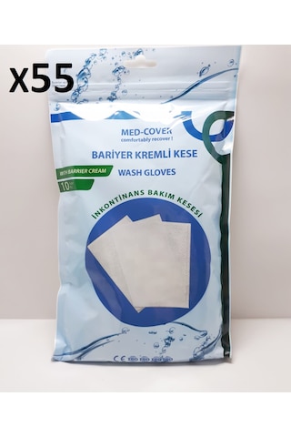 Med-Cover Bariyer Kremli Kese  55 Adet
