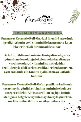 Parnassos Unisex Ter Önleyici Roll-On 50 ML