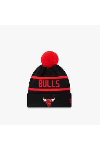 New Era Chicago Bulls Jake Pom Pom Unisex Siyah Bere Düz 60292630 Siyah