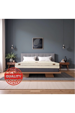 Lateksan Ls60 Doğal Lateks Tam Ortopedik Yıkanabilir Kılıflı Yatak