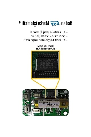 Wikom Uk-44 Akıllı Öğrenebilen Garaj Kepenk Otopark Bariyer Kumandası 434 Mhz 1. Kalite