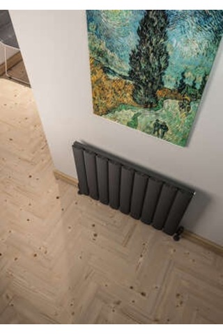 Warma Serez Yatay Alüminyum Radyatör 850x600 Pütürlü Antrasit 7946