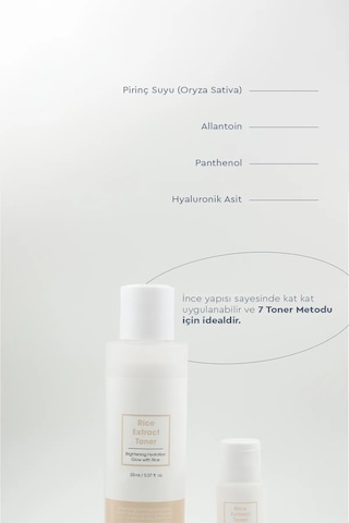BibimCos Aydınlatıcı Pirinç Özlü Tonik 30 ML