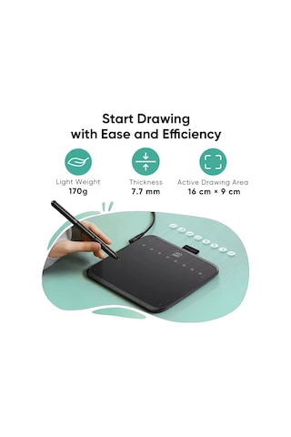 Xp-pen Deco 640 Grafik Tablet 16k 8 Tuş 60 Eğim Osu Android/windows/mac