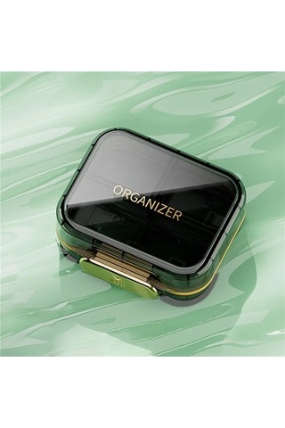 Maoyaya Renkli Kutusu Kutusu İzgaralar İlaç Hap Hap Ev Çok Çapraz Baskı Açık 4 Bm Çok Renkli