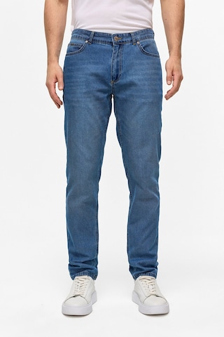 Backandbond Mavi Slim Fit Denim Pantolon Çok Renkli