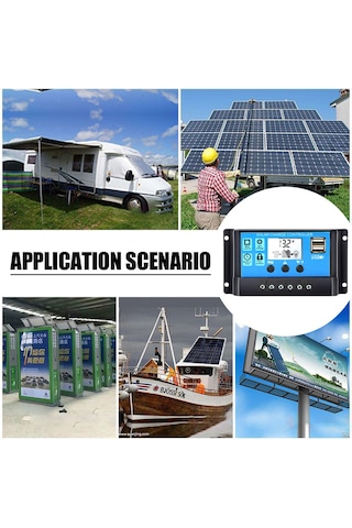 Youmex 12v/24v Çift Usb'li Güneş Paneli Şarj Regülatörü - Dıy Solar Sistemler İçin