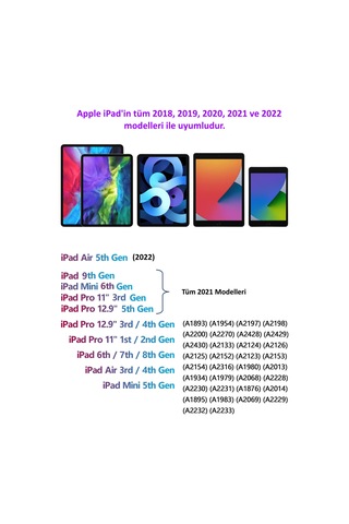 Apple İpad 12.9 6.nesil Uyumlu Avuç İçi Algılamayan Eğimle Çizim Kalınlığı Değişen Stylus Kalem