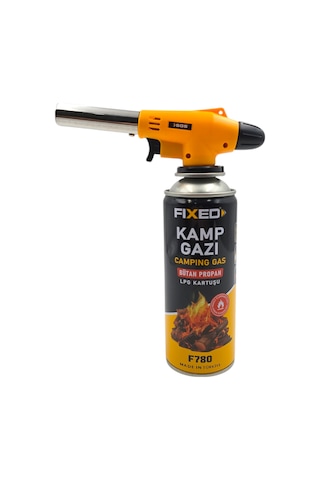 Fixonic Sgs782 Kamp Pürmüz Gaz Seti Pürmüz Başlığı+kamp Gazı Sarı - Siyah