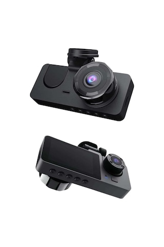 Yol Kayıt Araç Kamerası Hd Dvr 3 Kameralı 2.0in Ekranlı Ön İç Arka 96643801