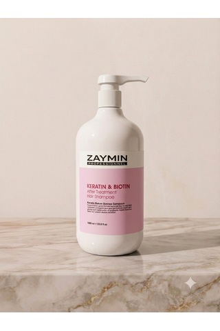 Zaymın Tuzsuz Keratin & Biotin Şampuan 1 L
