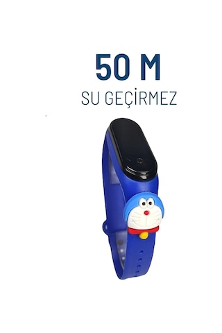 Çocuk Kol Saati Led Dokunmatik Su Geçirmez Doremon Lacivertt - 499200843 Siyah