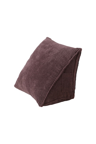 Monyee Kahverengi Epe Triangular Bel Yastığı - 45 Ergonomik Tasarım, Gizli Fermuar, Yan Cep - Ev Ofis Araba Kullanıma Uygun Diğer