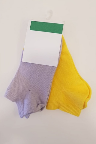 United Colors of Benetton Unıted Colors Of Benetton Kız Çocuk 2'li Babet Çorap Bnt-g24089