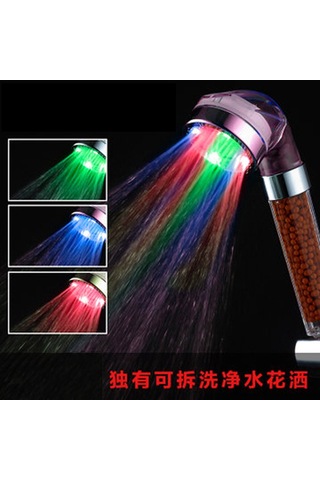 Padalink Led Renkli Değişen Duş Başlığı - Yavaş Parıltı Işıklı Abs Kaplama Duş Ucu Sds-a23 Diğer