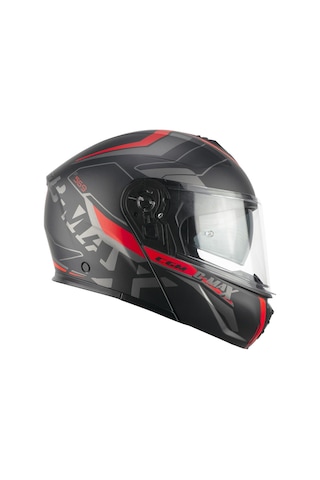 Cgm 569g C-max Cıty Çene Açılır Kask Siyah/kırmızı-m