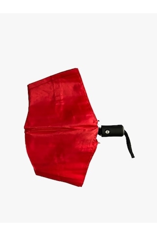 Mars Umbrella Rüzgara Dayanıklı Tam Otomatik Kırmızı Şemsiye Kırmızı