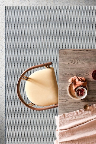 Fresco Ekru Lacivet İskandinav Jüt Yıkanabilir Halı Kilim Balkon Teras Salon Koridor Halısı 20521b Lacivert