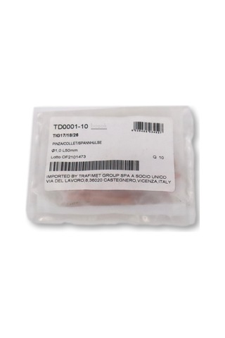 Td0001/10 1,0 Mm Collet-pens Tıg 17-18-26 10n22 Trafimet