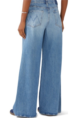 Mother Denim Şık Ve Rahat Geniş Paça Kot Pantolon Mavi