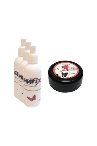 Hintohu Nipple Nibblers Tingle Balm 50ml Çilekli Göğüs Bakım Kremi 3 Adet Genital Bakım Kremi 120 M