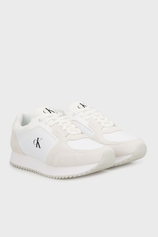 Calvin Klein Bayan Ayakkabı Yw0yw01644 02z Beyaz-bej Beyaz-bej