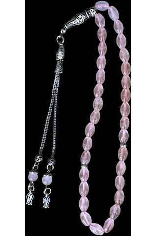 Arpa Kesim Pembe Kuvars Tesbih 641 Rose Quartz