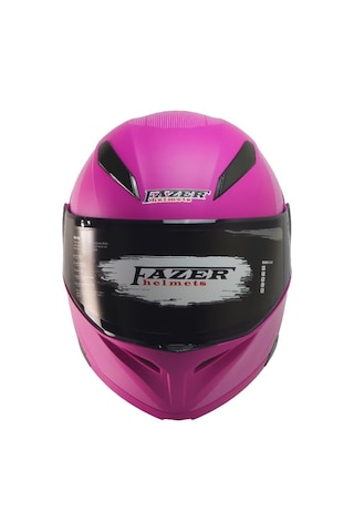 Fazer Mene Açılır Kask Ece 22.06 Sertifika Güneş Vizörü Motor Kaskı Line Women Pembe