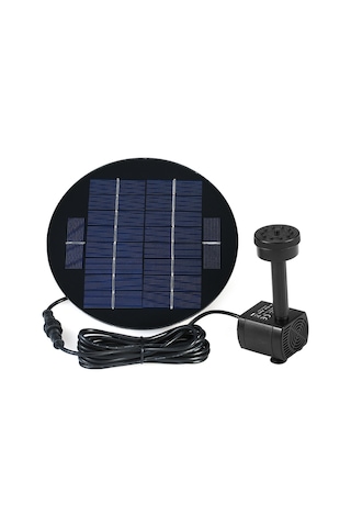 Fosenze Güneş Enerjili Sürekli Akışlı Fontain Pompası - 9v 3w Ip68 Su Geçirmez - Bahçe, Manzaralı Sualtı Peyzajı İçin Mikro Motorlu
