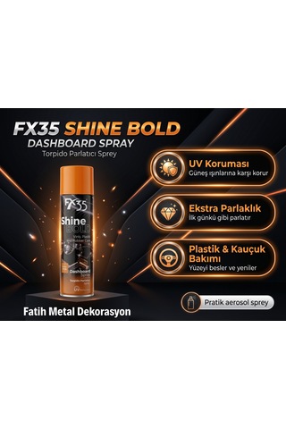 Shine & Bold Torpido Parlatıcı Sprey 500 Ml - Okyanus Kokulu 1