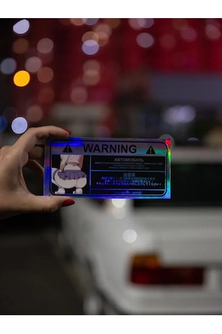 Ka&co Warning Jdm Yazılı Otomobil Uyarı Çıkartmaları 260355994