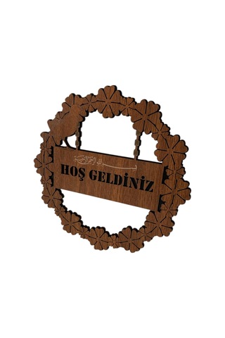 Kapı Süsü Numaralık Hoş Geldiniz Yazılı Dekoratif Ev Hediyesi