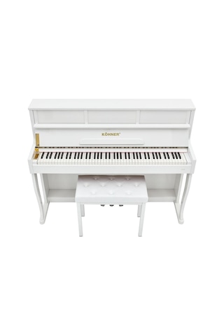 Slp-980 Wh Dijital Duvar Piyano, Bluetooth, Tuş Hassasiyeti, 88 Tuşlu, Kapaklı (KULAKLIK VE TABURE)