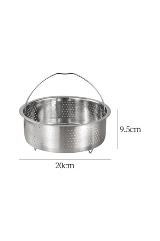 Suntek Vapur Sepeti Çok Amaçlı Yuvarlak Paslanmaz Çelik 20-santimetre