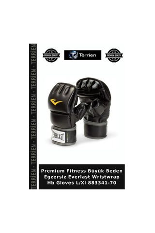 Premium Fitness Büyük Beden Egzersiz Everlast Wristwrap Hb Gloves L/xl 883341-70 Çok Renkli