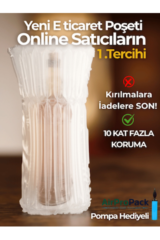 24x40 Cm 100 Adet Sütunlu Koruyucu Havalı Kargo Poşeti Airbag/airbed/şişirilebilir Ambalaj