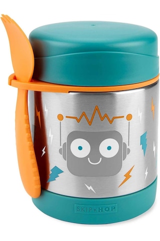 Skip Hop 9n780710 Spark Style Paslanmaz Çelik Termos Robot Mavi