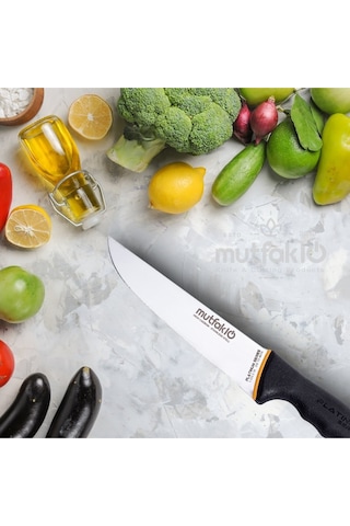 Mutfak10 Platinum Kasap Bıçağı 19 Cm No:3 31959 Siyah