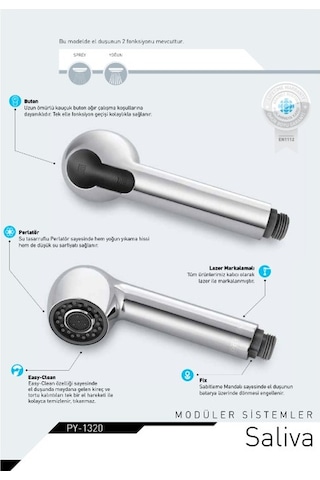 Pesen Saliva 2 Fonk. Krom Berber / Evye El Duşu Diğer