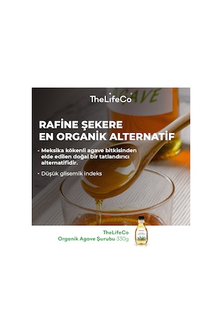 The LifeCo Organik Agave Şurubu 330 G