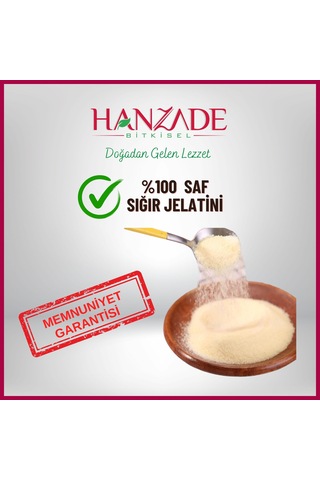 Hanzade Bitkisel Toz Jelatin 500 G