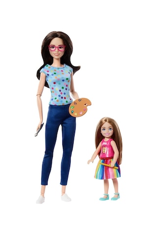 Hrg48 Barbie Ve Chelsea Sanat Atölyesi Oyun Seti